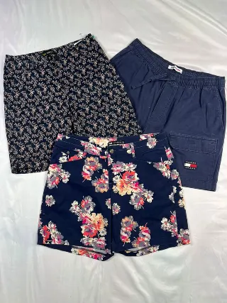 Mix branded cotton short