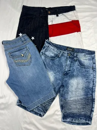 Y2k denim shorts
